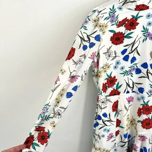 NWT Yumi Kim Night Fever Garden at Dawn 100% Silk Floral Mini Dress 4 - Picture 2 of 14